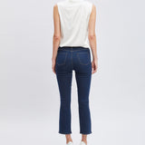 Micro Flare Cropped Jeans