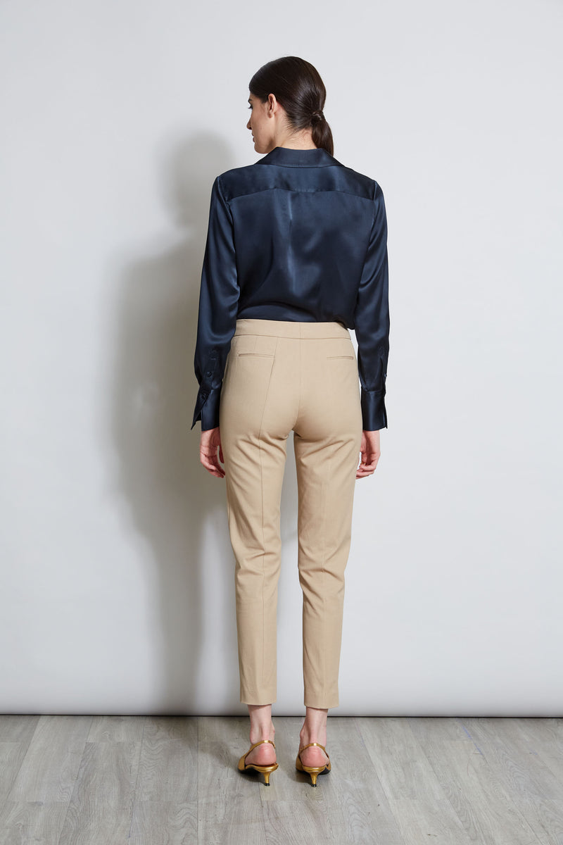 Slim Pintuck Pant