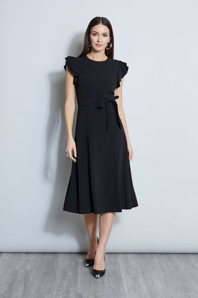 Flutter Sleeve Midi Dress Image 2