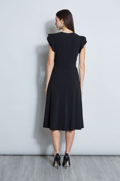 Flutter Sleeve Midi Dress Image 4