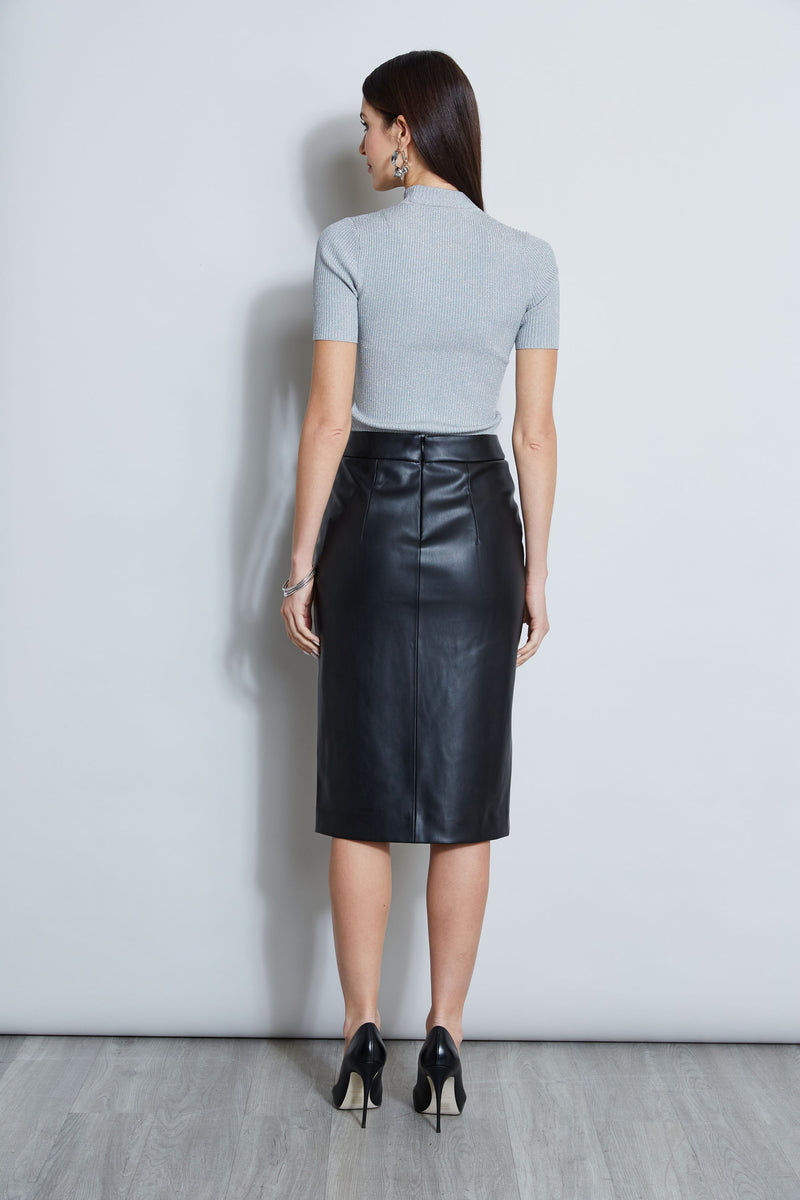 Vegan Leather Pencil Skirt – Elie Tahari