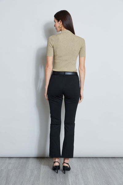 Inseam Slit Ponte Pant Image 6