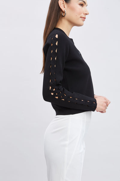 Cut Out Cardigan Image 5