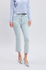 Micro Flare Cropped Jeans