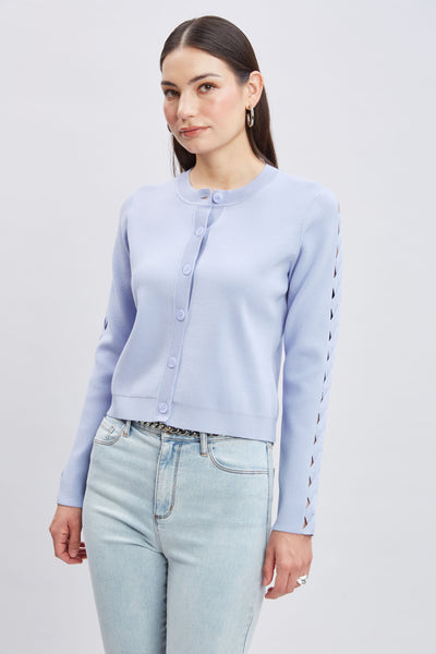 Cut Out Cardigan Image 1