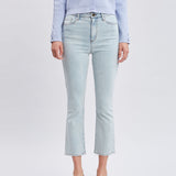 Micro Flare Cropped Jeans