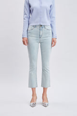 Micro Flare Cropped Jeans
