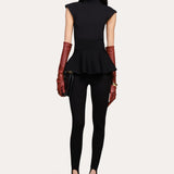Siena Milano Sculpt Peplum Top