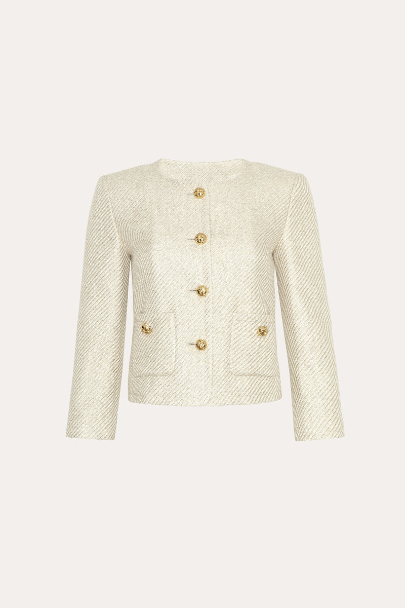 Tweed Lurex Jacket – Elie Tahari