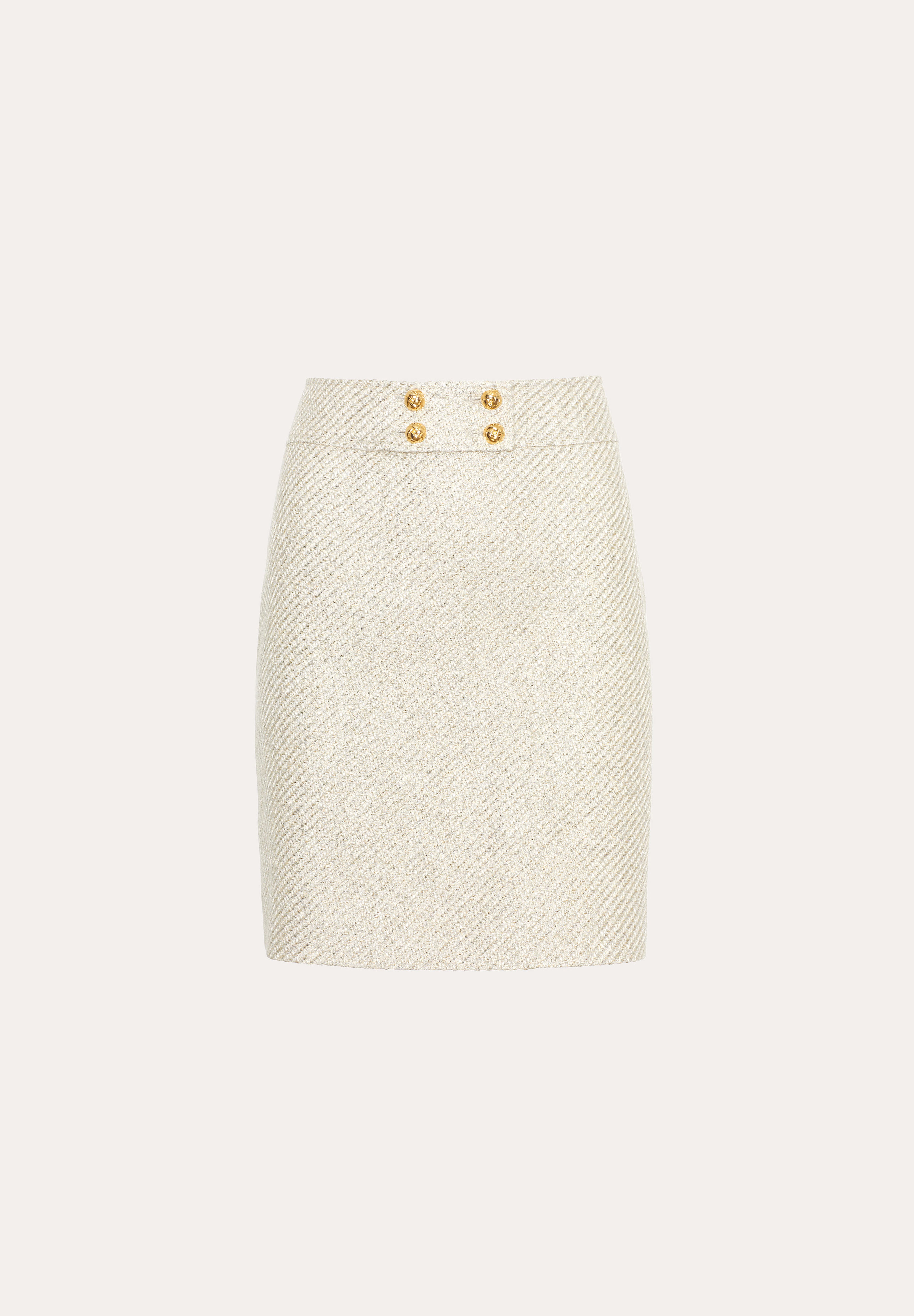 Tweed Lurex Skirt