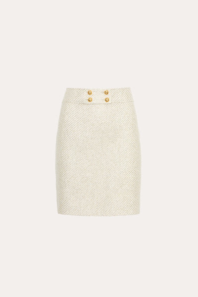 Tweed Lurex Skirt Image 1