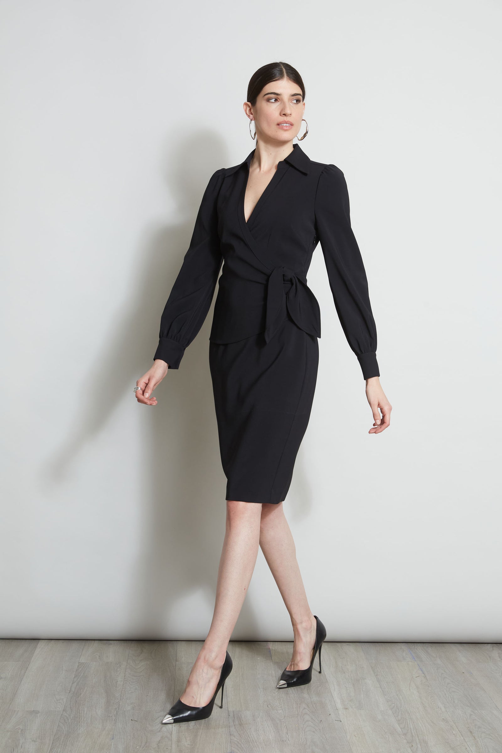 Tahari wrap dress hotsell