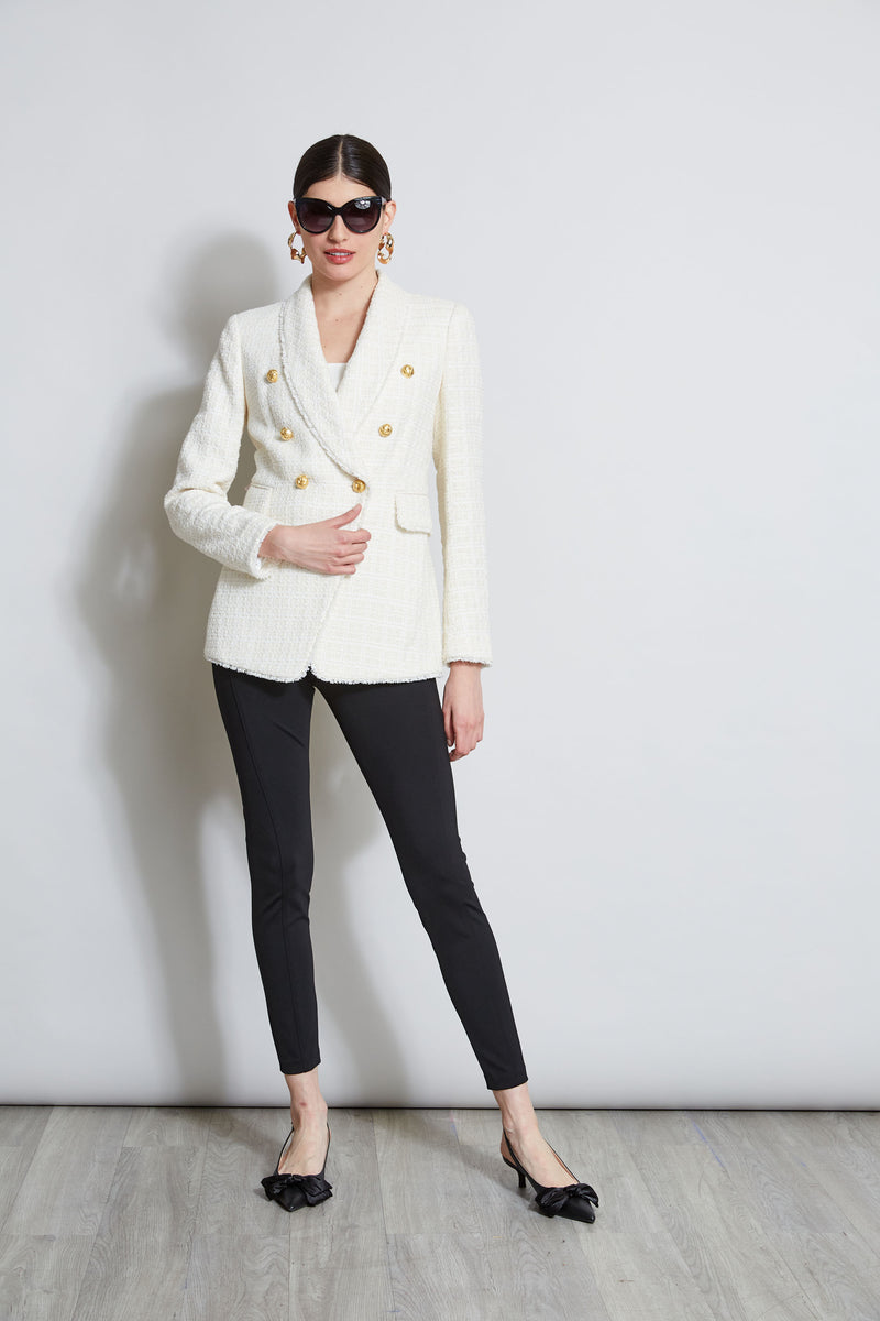 Tweed Double Breasted Blazer