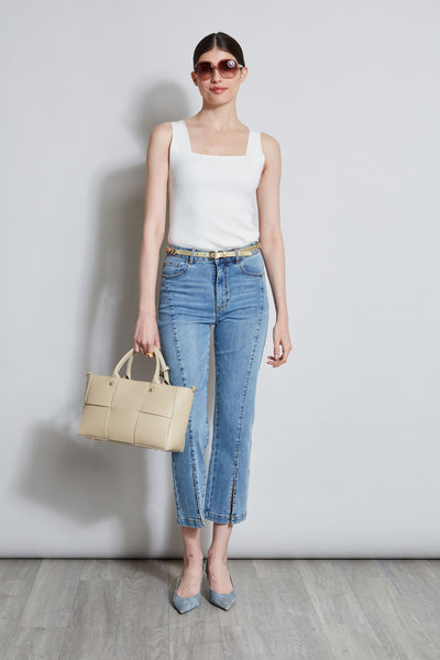 Rib Detail Sweater Tank Image 2