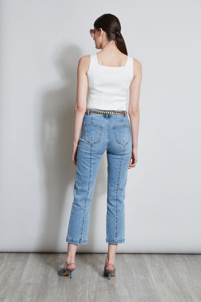 Rib Detail Sweater Tank Image 5