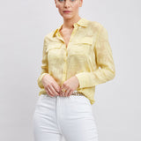 Silk Jacquard Utility Shirt