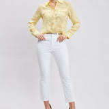 Silk Jacquard Utility Shirt