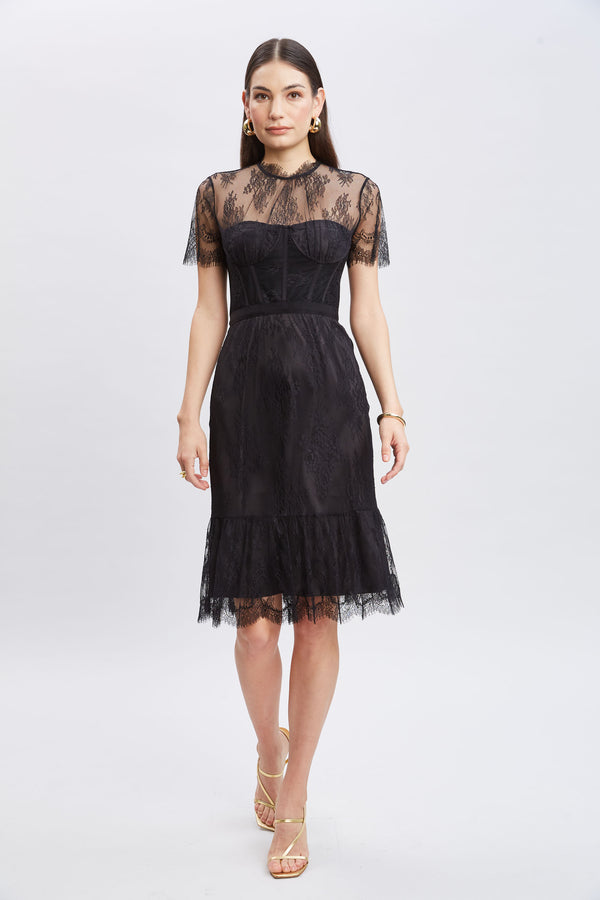 Corset Lace Dress Elie Tahari Corset Lace Dress Elie Tahari