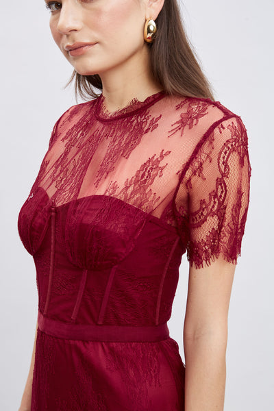 Corset Lace Dress Image 5