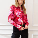Silk Satin Moulin Rouge Shirt