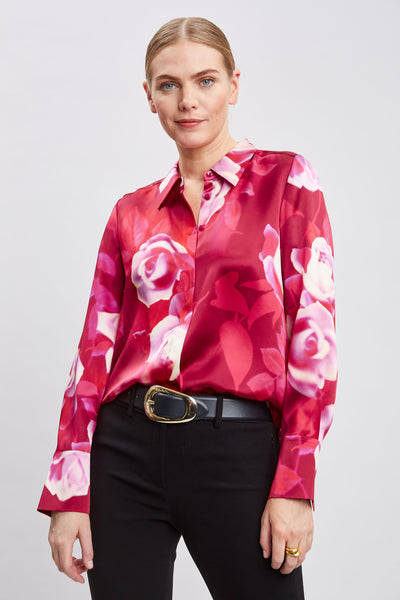 Silk Satin Moulin Rouge Shirt Image 1