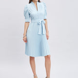 Pleated Contour Dress