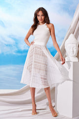 Halter Button Rib Tank