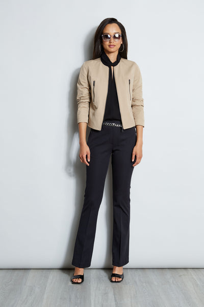 Stretch Cotton Fit & Flare Pant Image 4