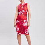Moulin Rouge Twist Neck Dress