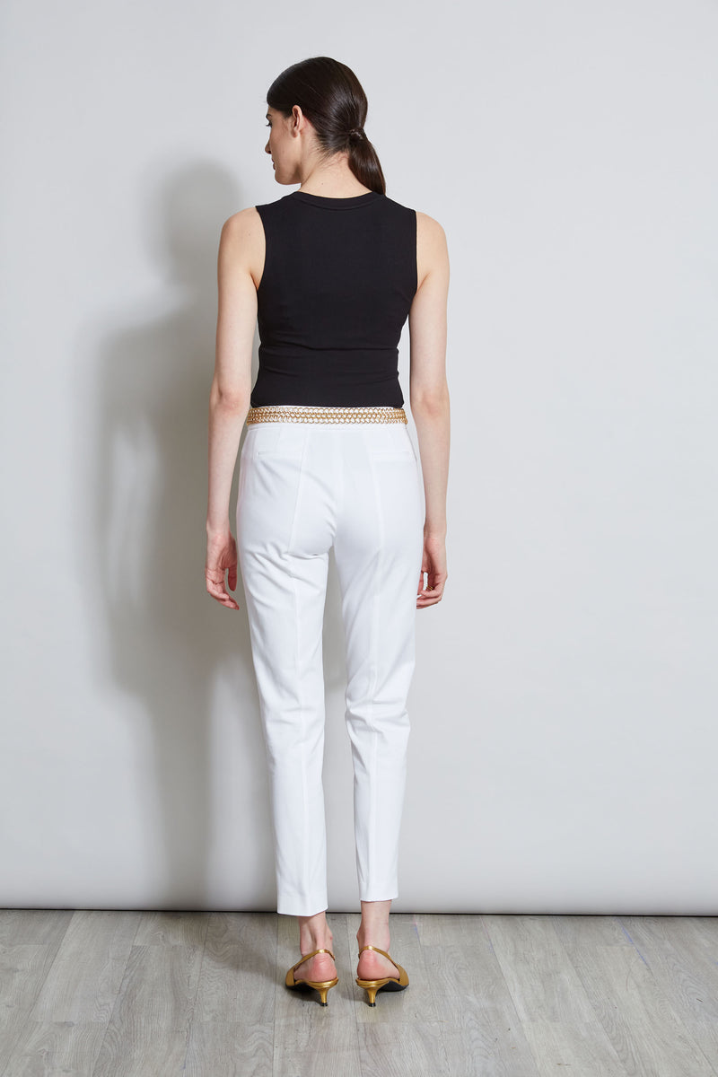 Modern Gal Top - Jersey Cami Crop Top in White