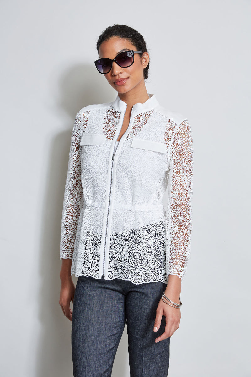 Lace Utility Jacket