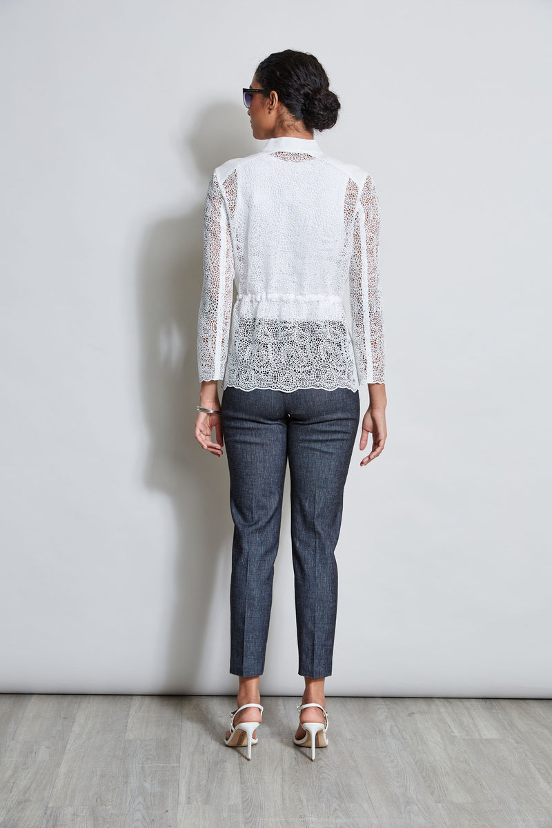 Lace Utility Jacket Elie Tahari