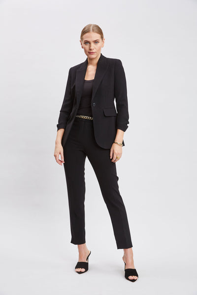 Ruched Sleeve Blazer Image 3