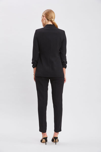 Ruched Sleeve Blazer Image 5