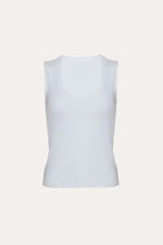 Rib Scoop Neck Knit