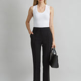Micro Flare Crepe Pant