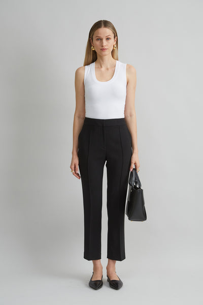 Micro Flare Crepe Pant Image 3