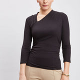 Asymmetric Rib Knit