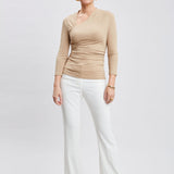 Asymmetric Rib Knit
