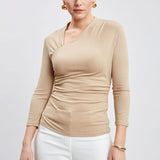 Asymmetric Rib Knit