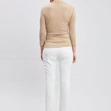 Asymmetric Rib Knit