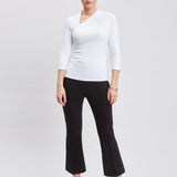 Asymmetric Rib Knit