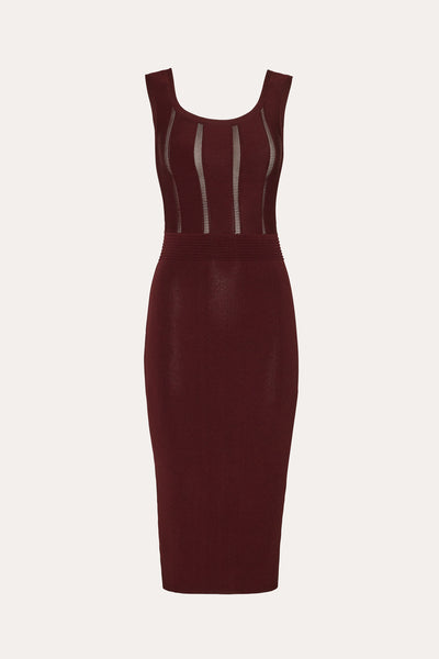 Sylvie Ribbed Midi Dress