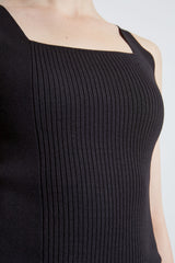 Rib Detail Sweater Tank