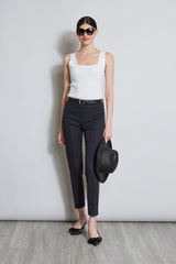 Slim Pintuck Pant