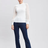 Chiffon Sleeve Knit