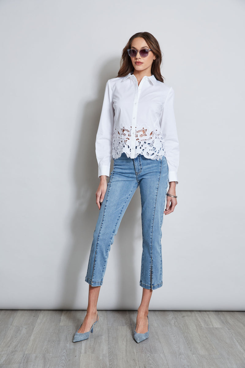 Embroidered Cotton Shirt