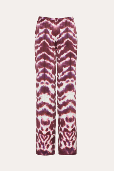 Lila Ikat Silk Pant