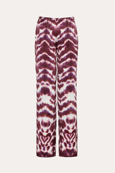 Lila Ikat Silk Pant