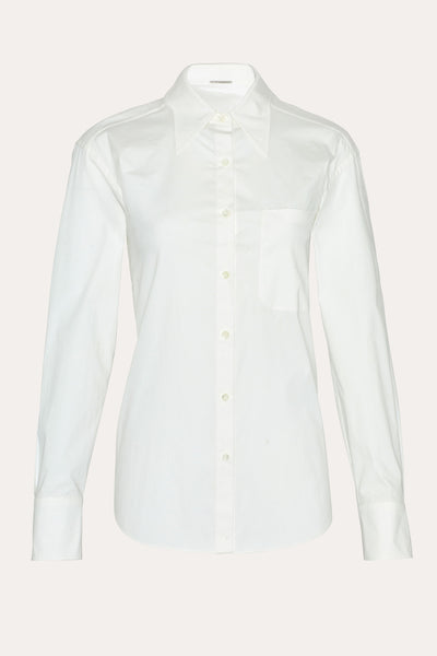Mari Cotton Poplin Button Down